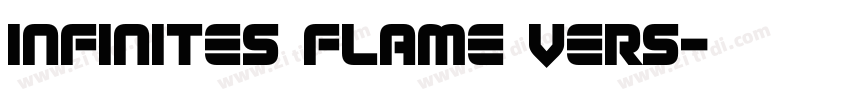 infinites flame vers字体转换